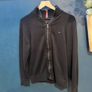 Tommy Hilfiger Men’s Medium Full-Zip Cardigan Sweater – Classic & Cozy